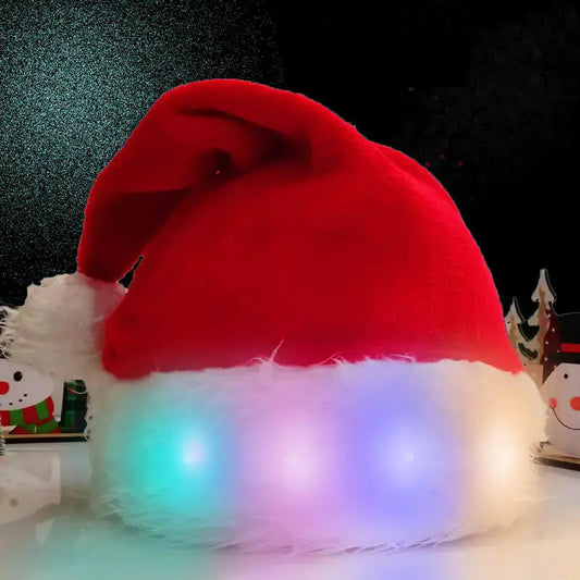 Christmas Hat LED Light Plush - LuxLED